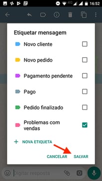 Etiquetas WhatsApp Business