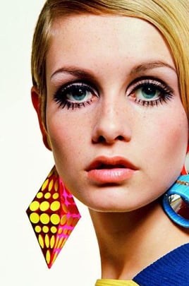 Modelo Twiggy. | Foto: Flickr.